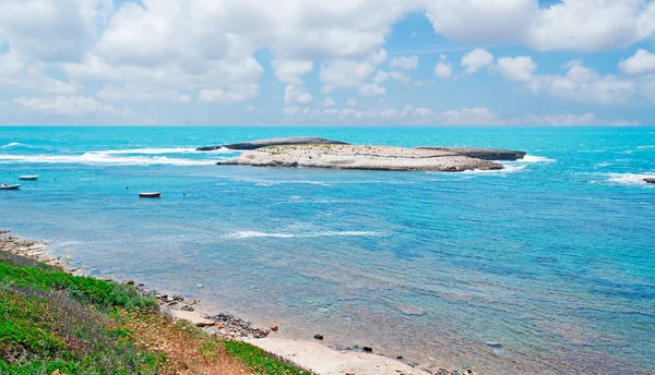 Sardaigne rivage avec nuages — Photo