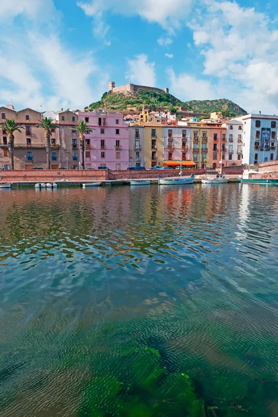 Bosa u řeky, Sardinie — Stock fotografie