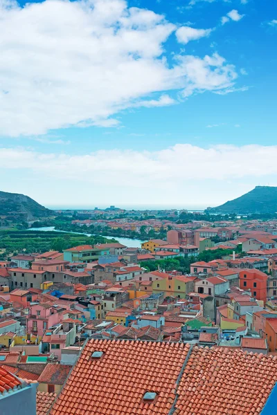 Bosa seen from above — Stock Photo, Image