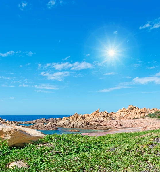 Costa Paradiso under a shining sun — Stock Photo, Image