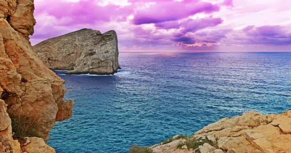 Capo Caccia pantai — Stok Foto