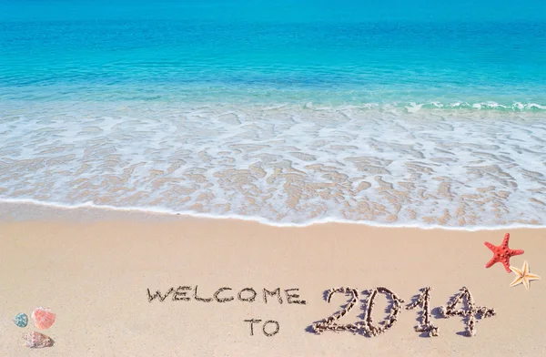 Bienvenido a 2014 — Foto de Stock