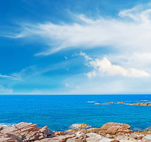 Nuvens sobre costa paradiso — Fotografia de Stock