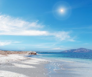 stintino üzerinde güneş