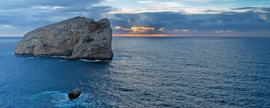 Isola piana alacakaranlıkta