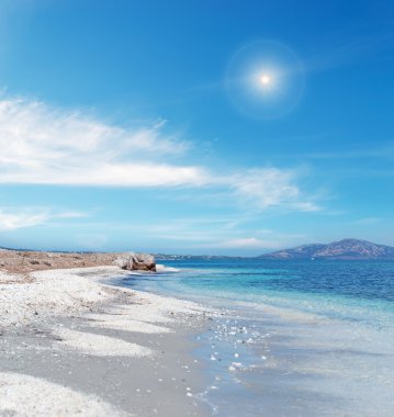 stintino üzerinde güneş