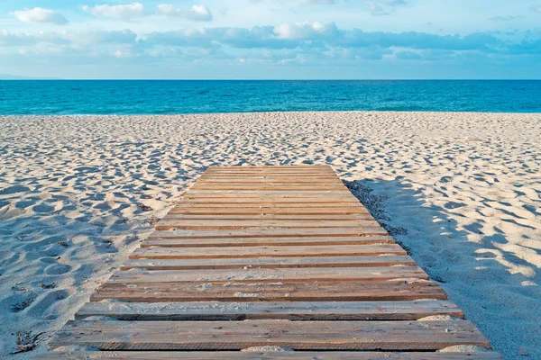 A sétány a tengerparton — Stock Fotó