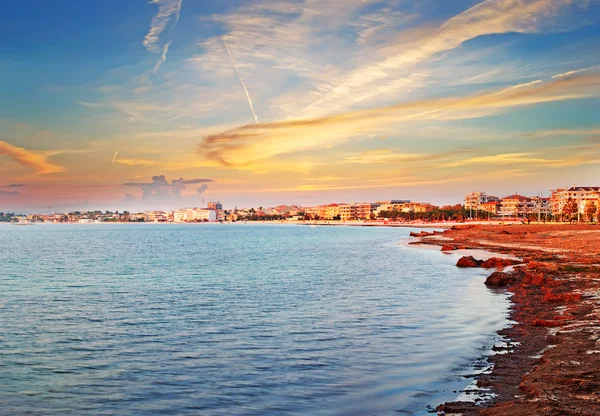 Alghero zonsondergang — Stockfoto