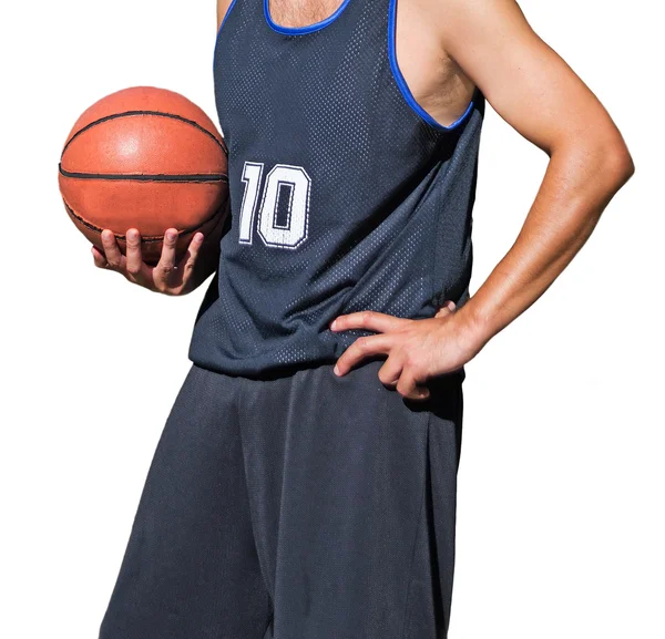 Player holding the ball — Stock Photo, Image