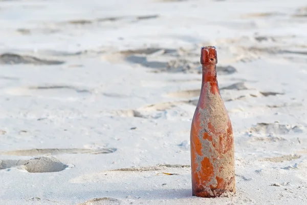 Botella de arena — Foto de Stock