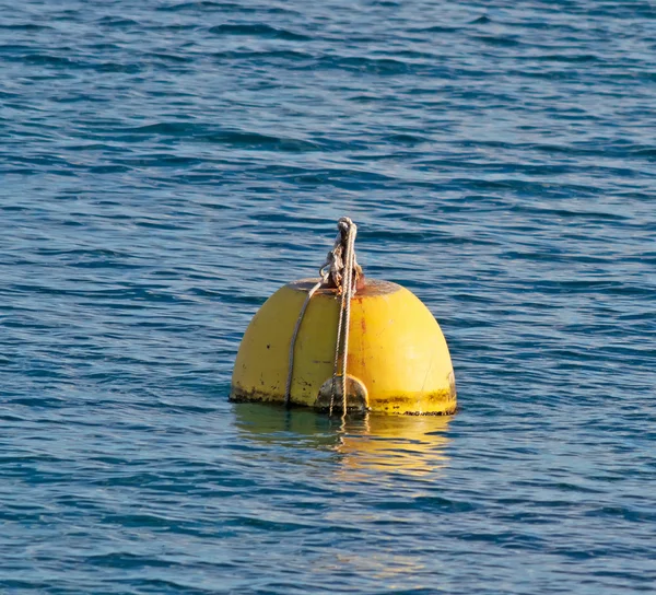 Yellow buoy — Stock Photo, Image