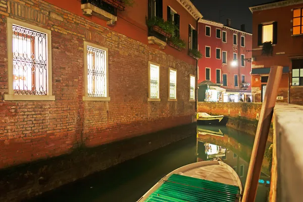 Boten bij nacht — Stockfoto