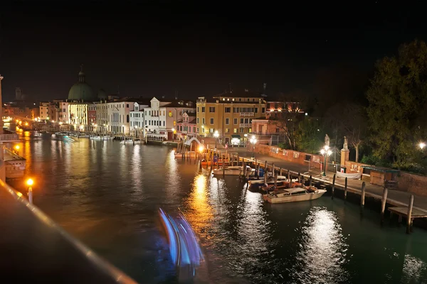 Grand Canal at night — Stock Photo, Image
