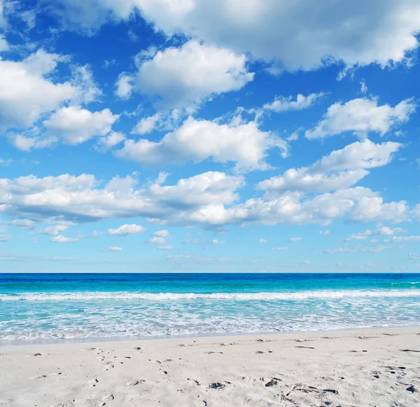 Clouds over La Pelosa — Stock Photo, Image