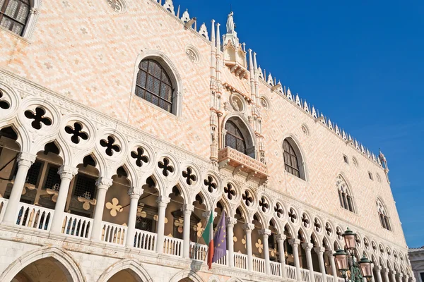 Doge's Palace facade — Stock Photo, Image