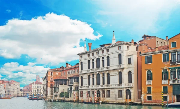 Canal Grande under clouds — Stock Photo, Image
