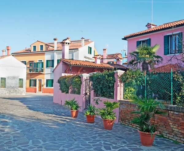 Burano-Straße — Stockfoto