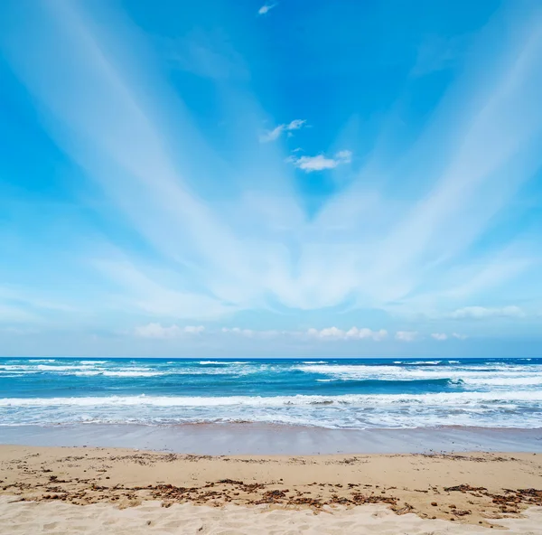 Nuvens e mar — Fotografia de Stock