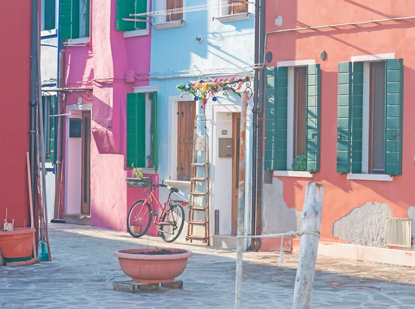 Pillantás a Burano — Stock Fotó