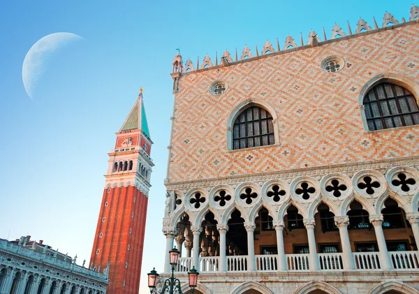 Moon in San Marco — Stock Photo, Image