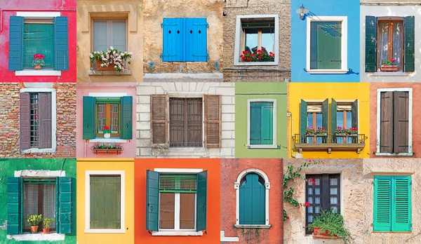 Італійський Windows Стокова Картинка