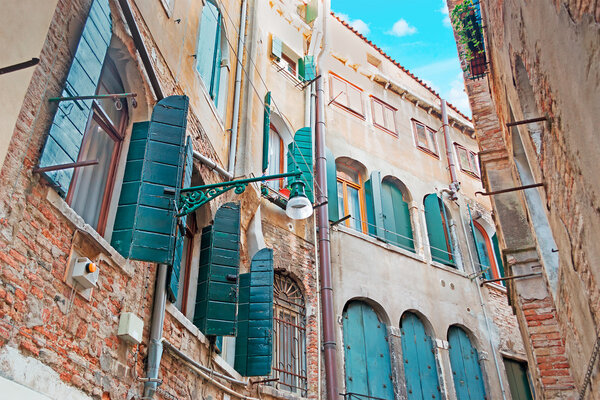 Picturesque corner in Venice, Italy