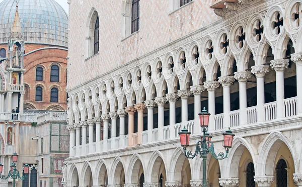 Ducal Palace columns — Stock Photo, Image