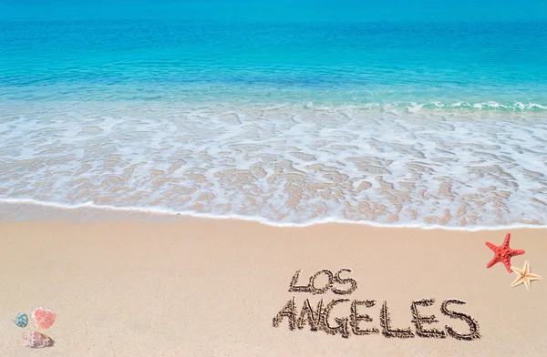 Los Ángeles escribiendo — Foto de Stock