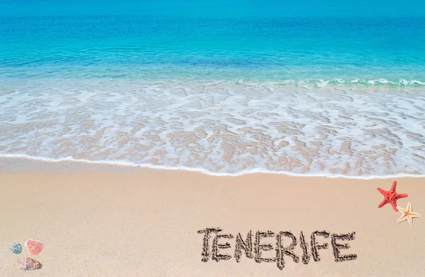 Tenerife writing — Stock Photo, Image