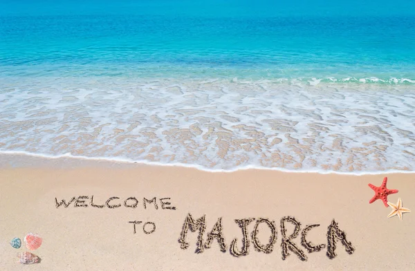 欢迎来到马略卡岛 — 图库照片