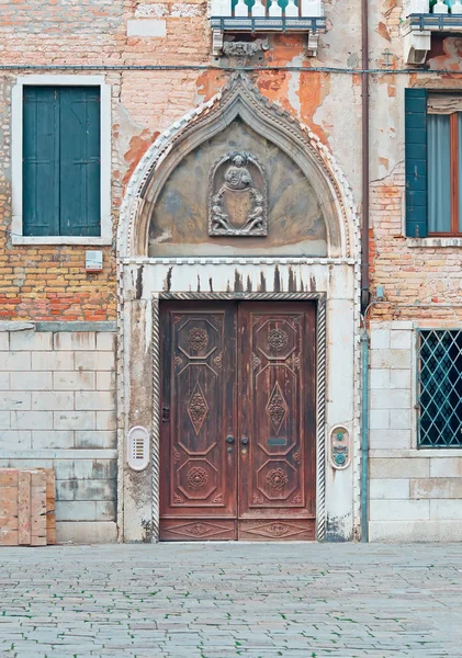 Porta in legno — Foto Stock