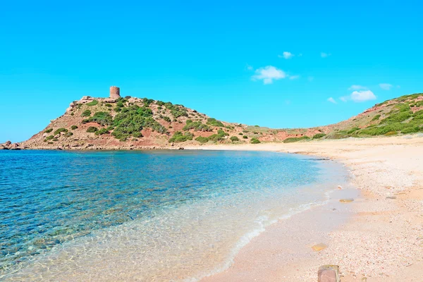 Sand and tower — Stock Photo, Image