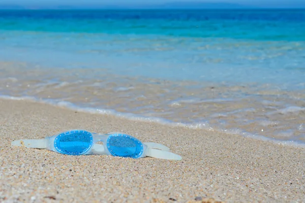 Óculos de mar azuis — Fotografia de Stock