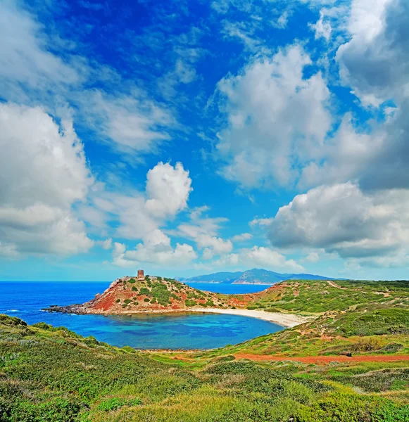 Bulutların üzerinde porticciolo — Stok fotoğraf