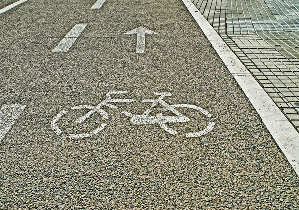 Bike lane — Stock Photo, Image