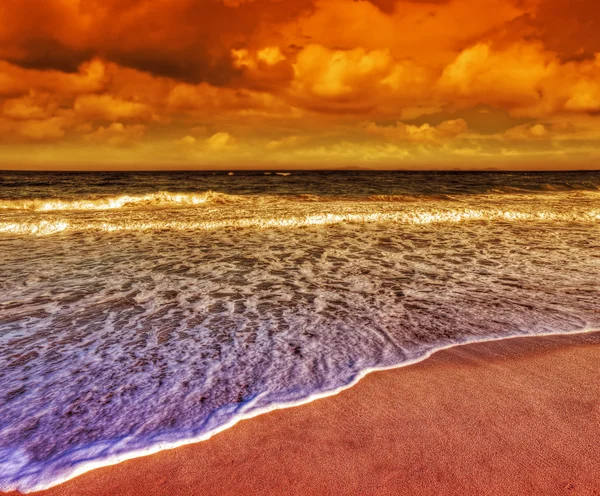 Beach at dusk — Stock Photo, Image