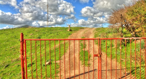 Rode poort — Stockfoto