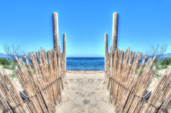 Palisadas de madera — Foto de Stock