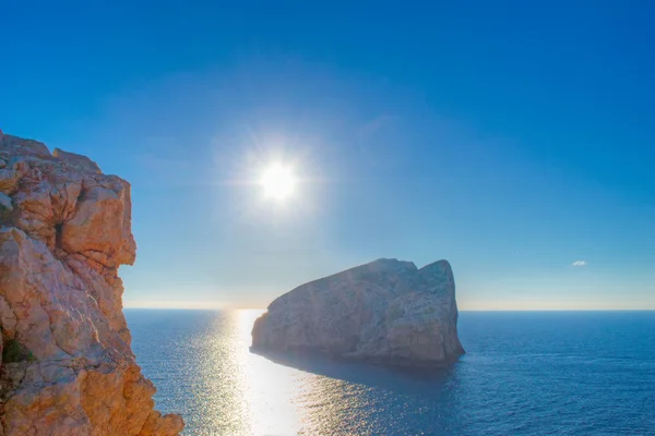 Slunečný den v capo caccia — Stock fotografie