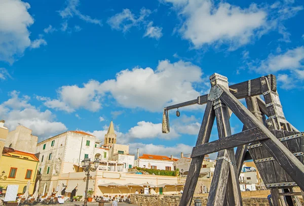 Katapult v alghero — Stock fotografie