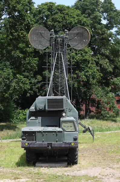 Centro de comunicaciones móviles militares —  Fotos de Stock
