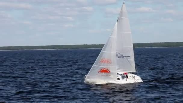 Яхта гонки — стокове відео