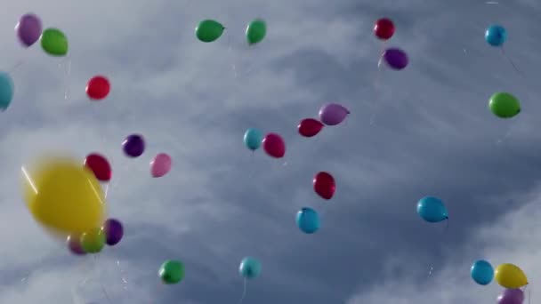 Luftballons — Stockvideo