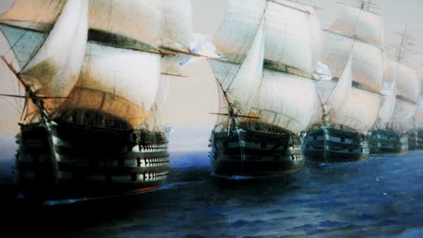 帆船中队 — 图库视频影像