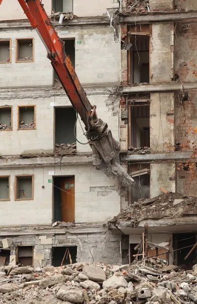 Eski binaların yıkılması — Stok fotoğraf