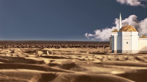 Miraggio nel deserto — Video Stock