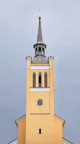 Belfry with a clock — Stock Photo, Image