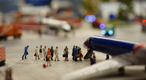 Boarding a plane — Stock Photo, Image