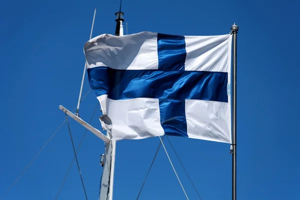 Finlandia Bandiera — Foto Stock