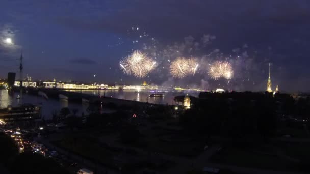 Caducidad de los fuegos artificiales — Vídeo de stock